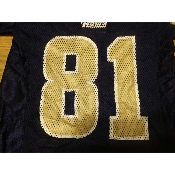 Reebok NFL St. Louis Los Angeles Rams Tory Holt 81 Jersey Youth Size Small - Picture 4 of 9